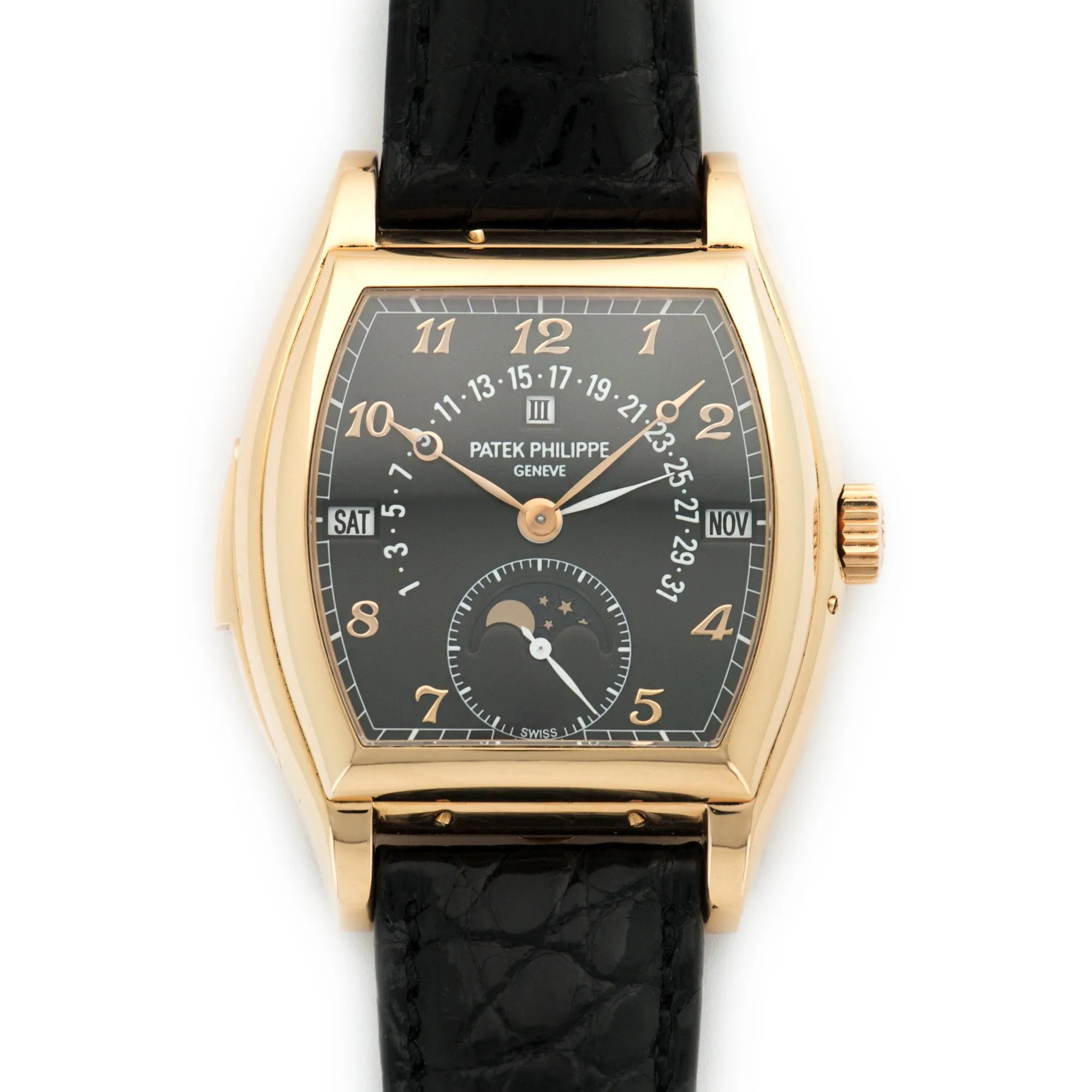 Patek Philippe Rose Gold Perpetual Calendar Minute Repeater Watch Ref. 5013