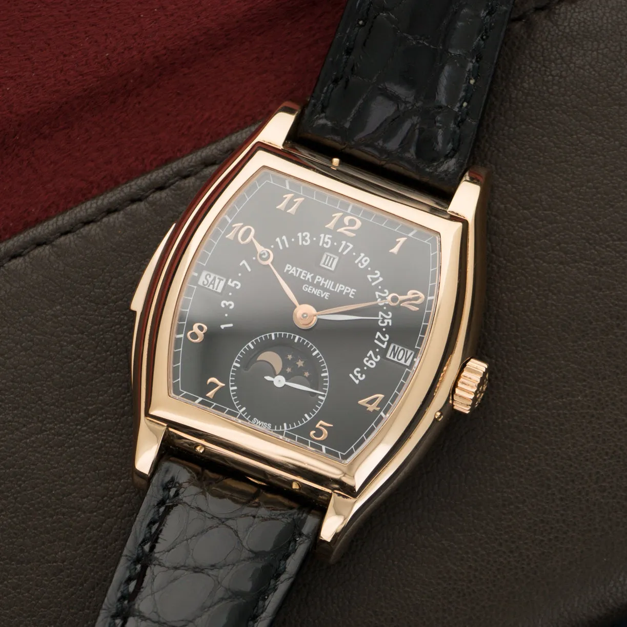 Patek Philippe Rose Gold Perpetual Calendar Minute Repeater Watch Ref. 5013