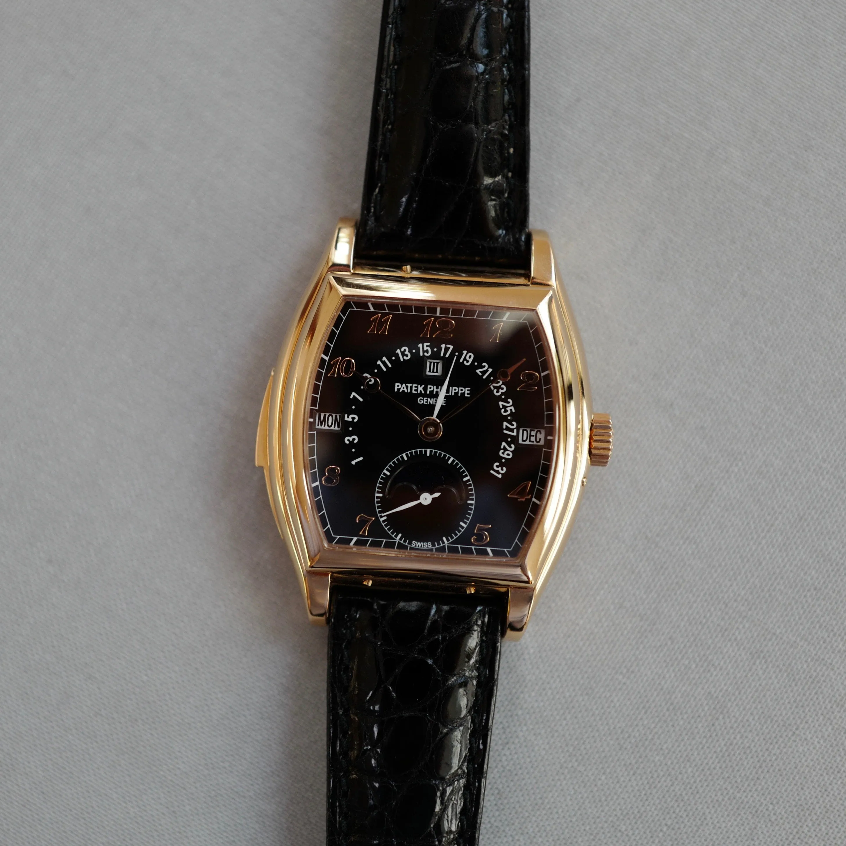 Patek Philippe Rose Gold Perpetual Calendar Minute Repeater Watch Ref. 5013