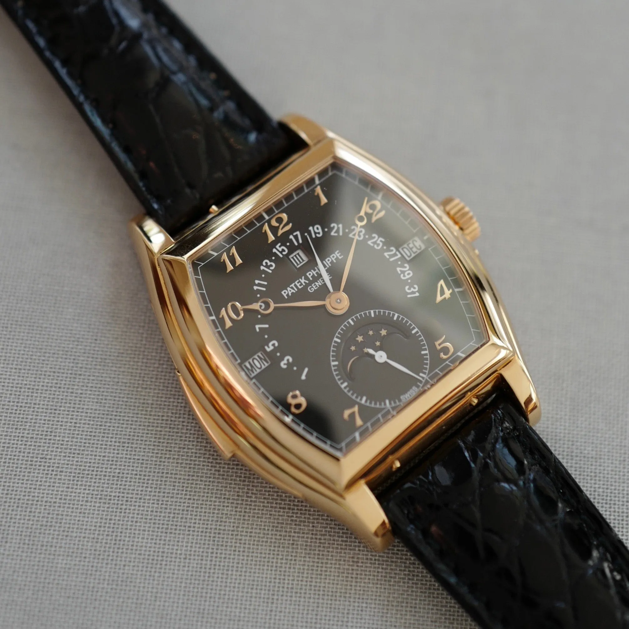 Patek Philippe Rose Gold Perpetual Calendar Minute Repeater Watch Ref. 5013