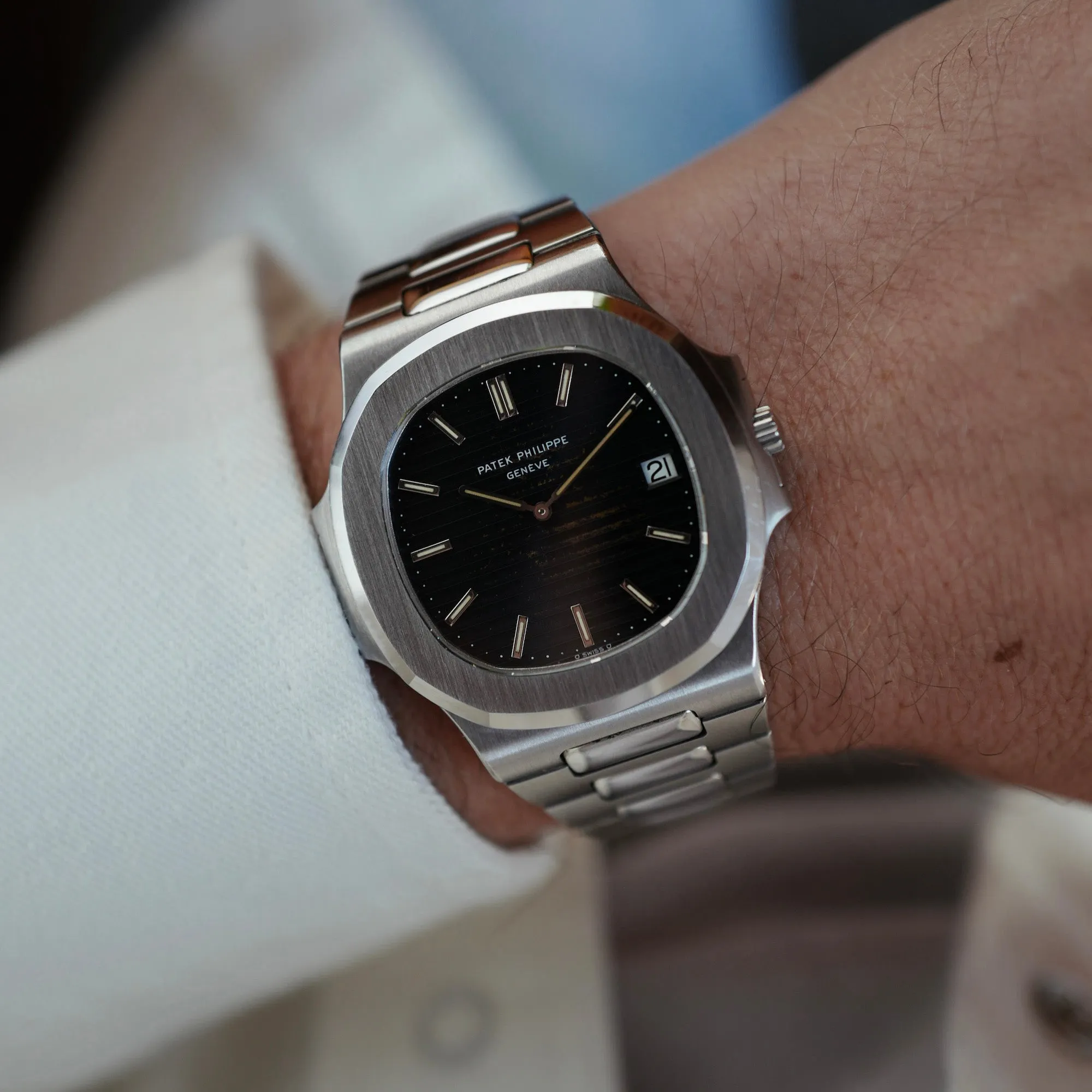 Patek Philippe Tropical Dial Nautilus Ref. 3700 with Original Papers