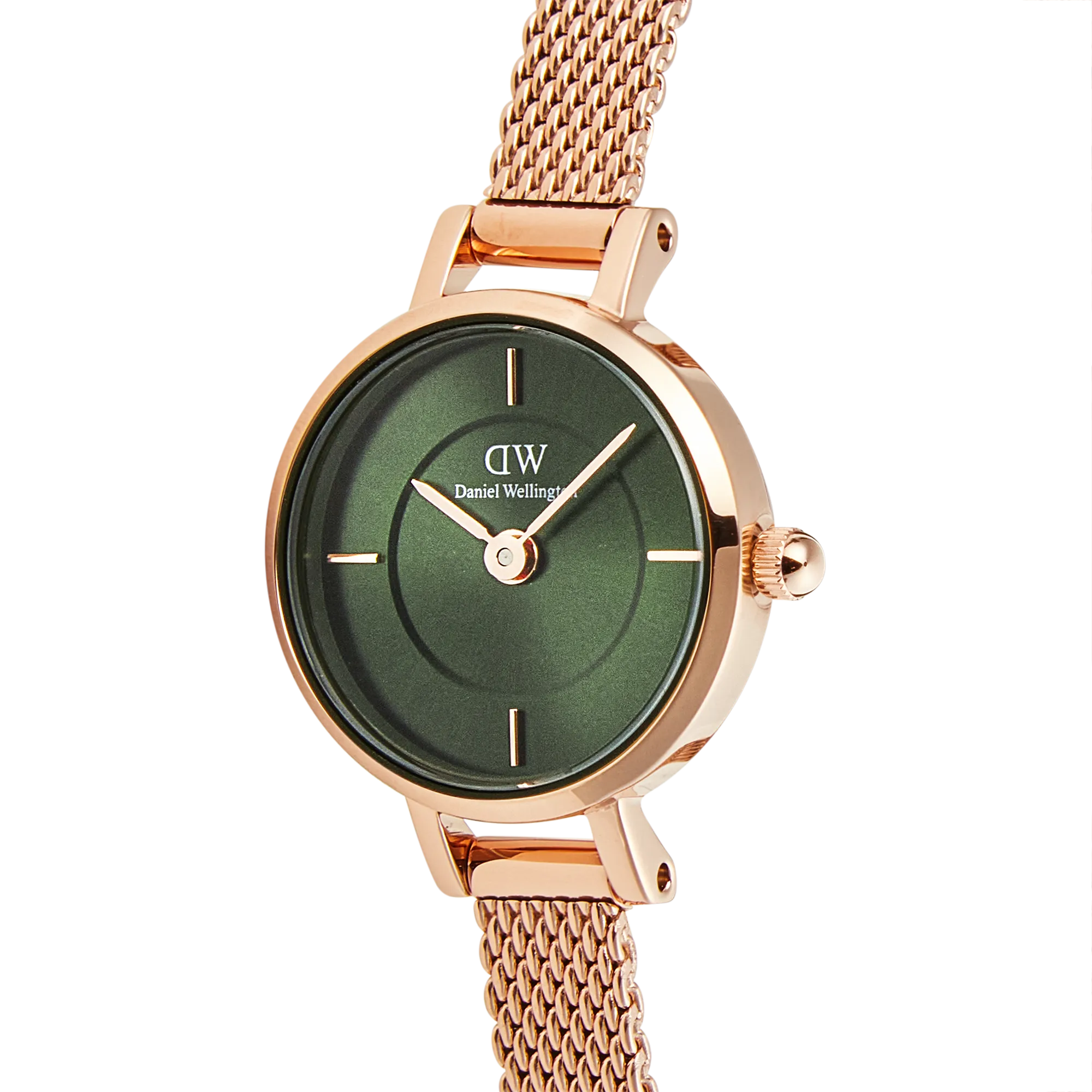 Petite Mini Emerald Melrose Rose Gold