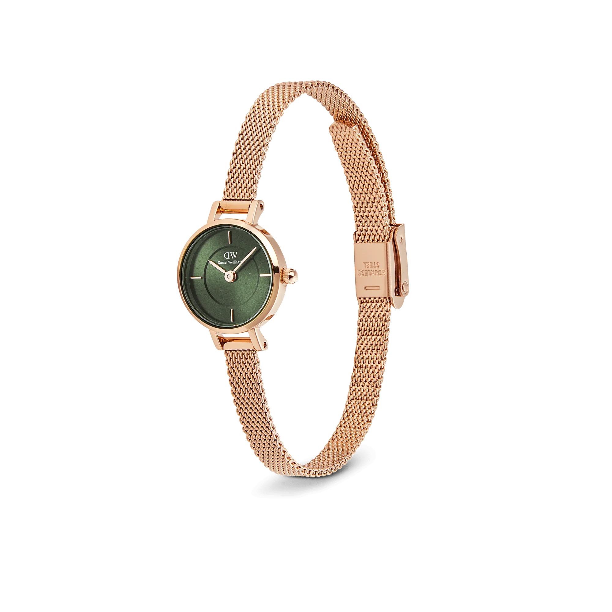 Petite Mini Emerald Melrose Rose Gold