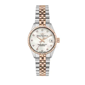 Philip Watch CARIBE 31mm 3H MOP DIAL W/DIAM BR SS RG