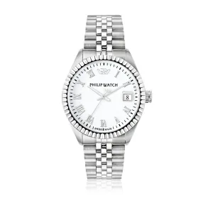 Philip Watch CARIBE 39mm 3H WHITE DIAL BRAC