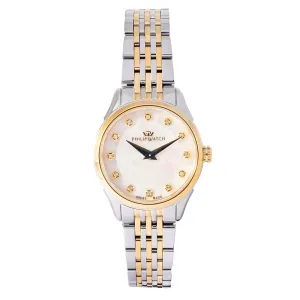 Philip Watch ROMA 28MM 2H MOP DIAL W/DIAM BR SS YG