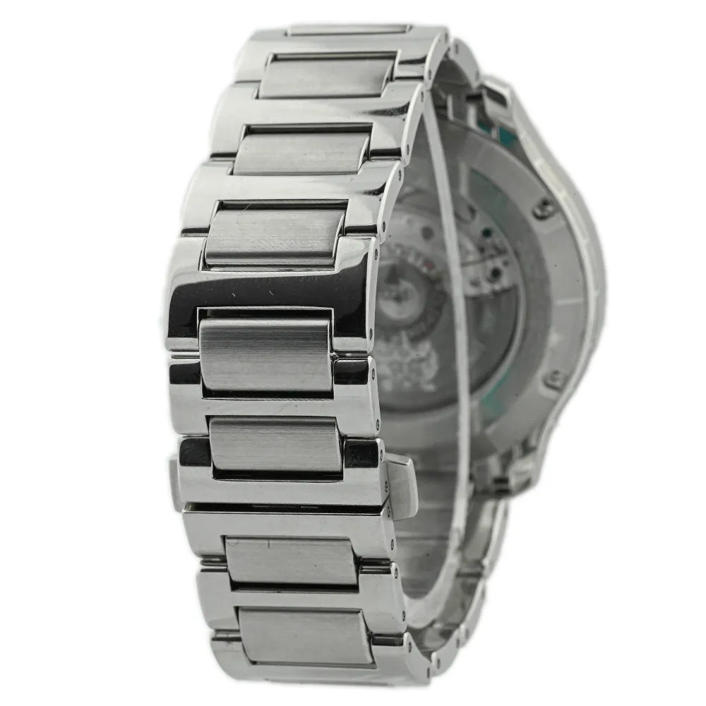 Piaget Men's Polo S Stainless Steel 42mm Blue Guilloché Stick Dial Watch Reference #: G0A41002