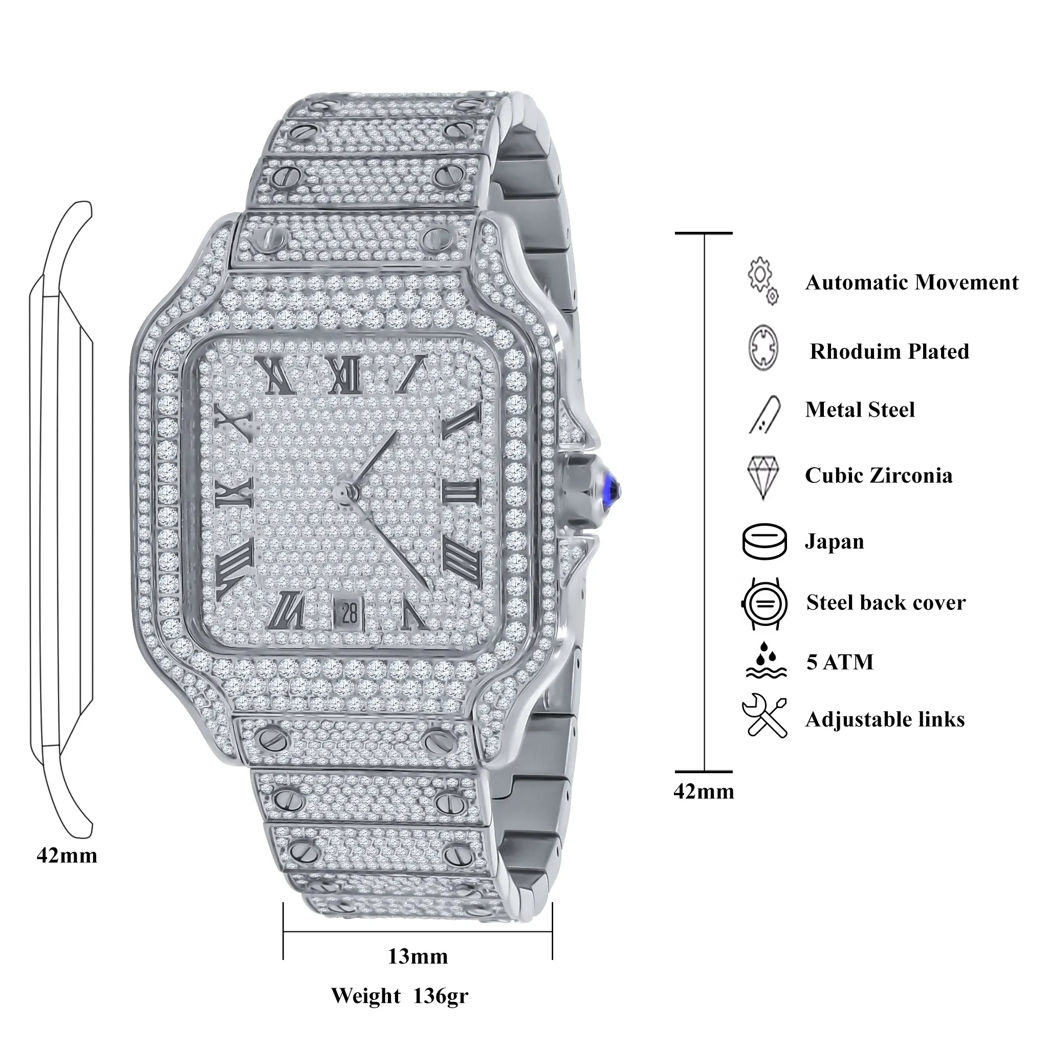 PRAEMIUM STEEL WATCH | 530861