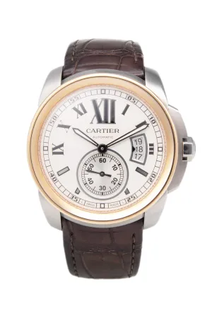 Pre-Owned 18k RG/SS Cartier Calibre de Cartier Automatic - W7100011