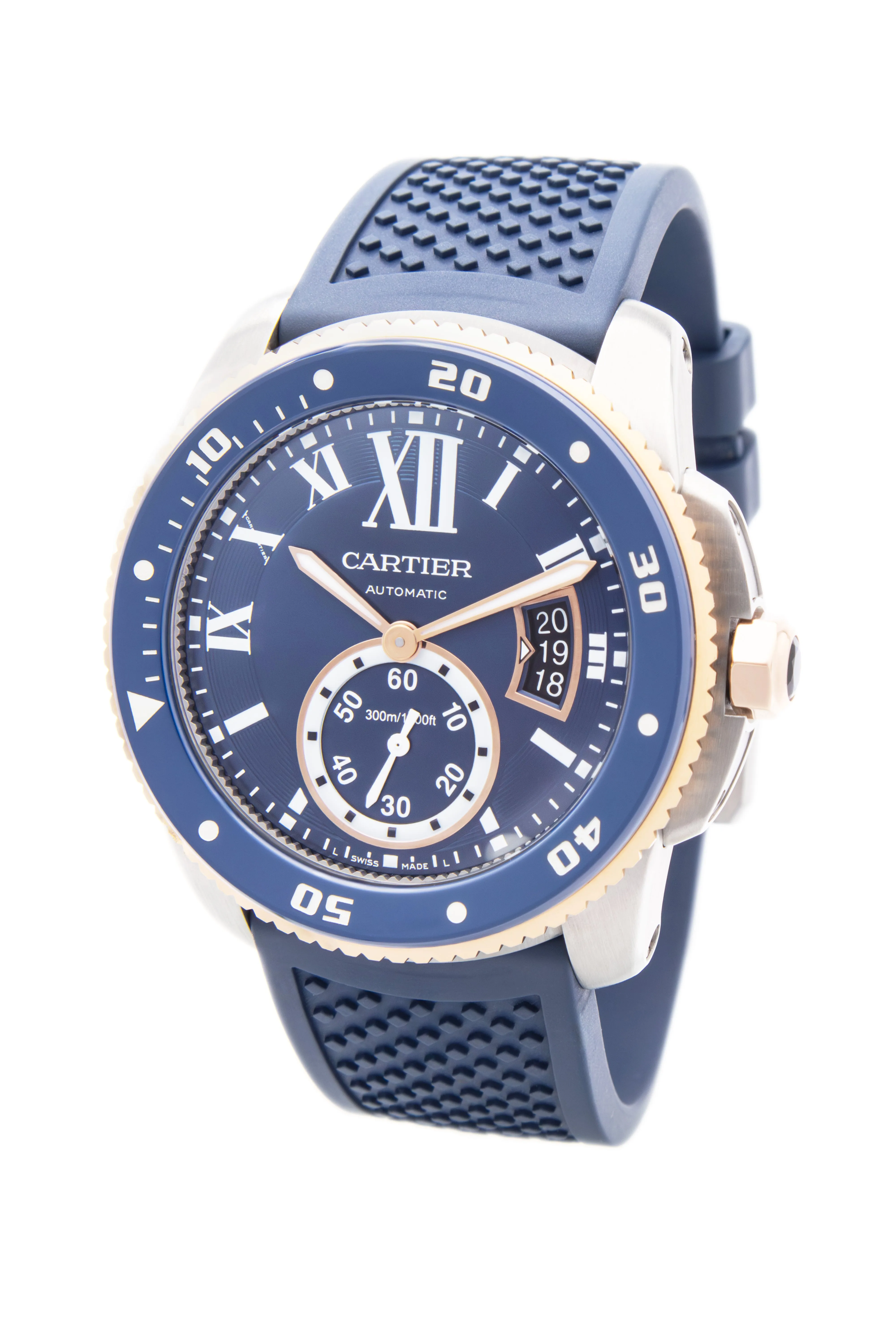 Pre-Owned 18k/SS Cartier Calibre Diver - W2CA0008
