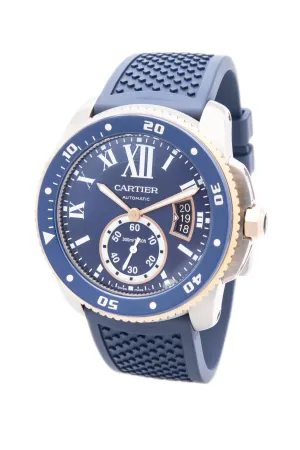 Pre-Owned 18k/SS Cartier Calibre Diver - W2CA0008