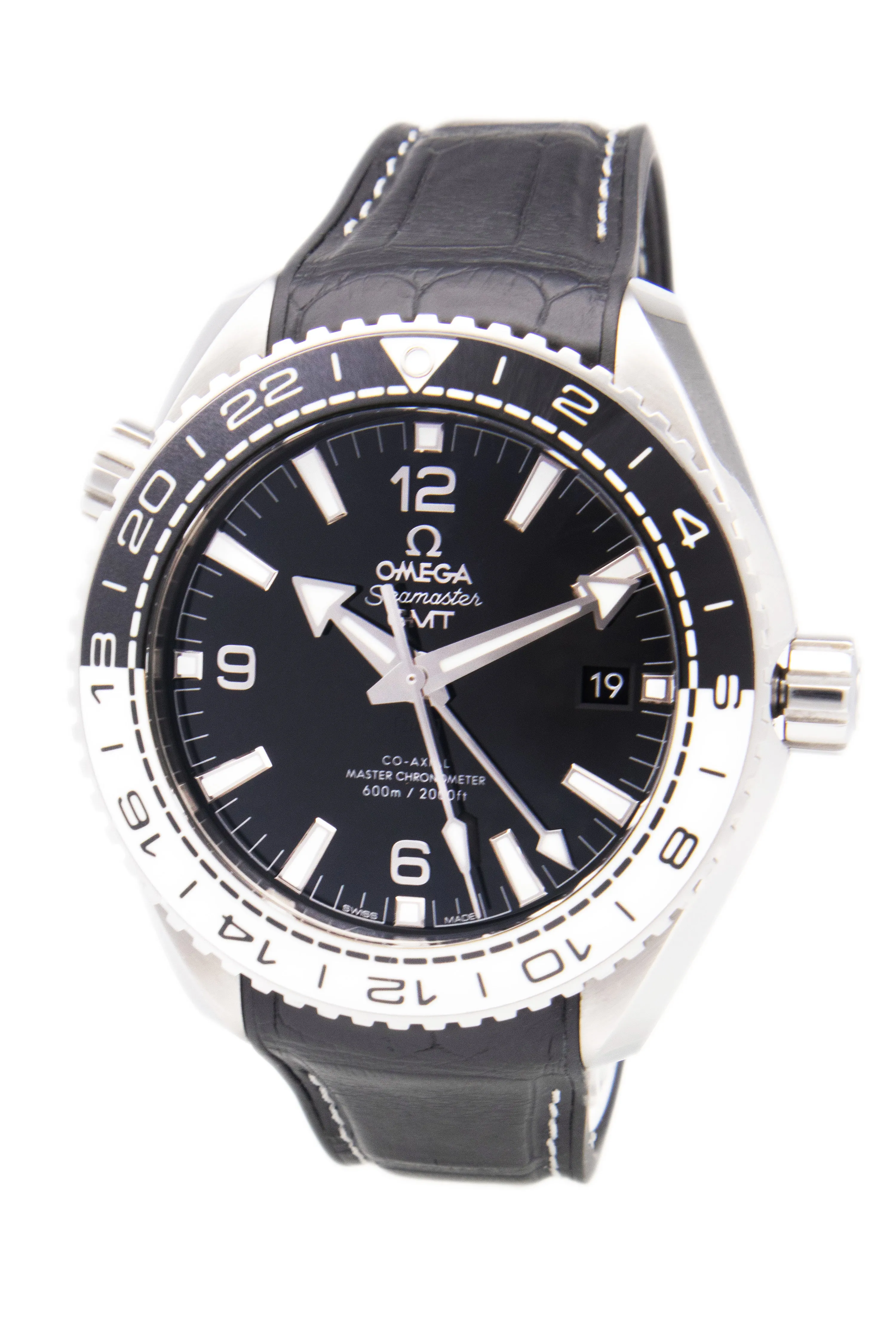 Pre-Owned Omega Planet Ocean GMT - 215.33.44.22.01.001