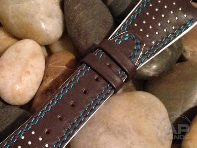 Prototipo Doppio Buco Chocolate Race Strap For Audemars Piguet Royal Oak Offshore Montauk Highway