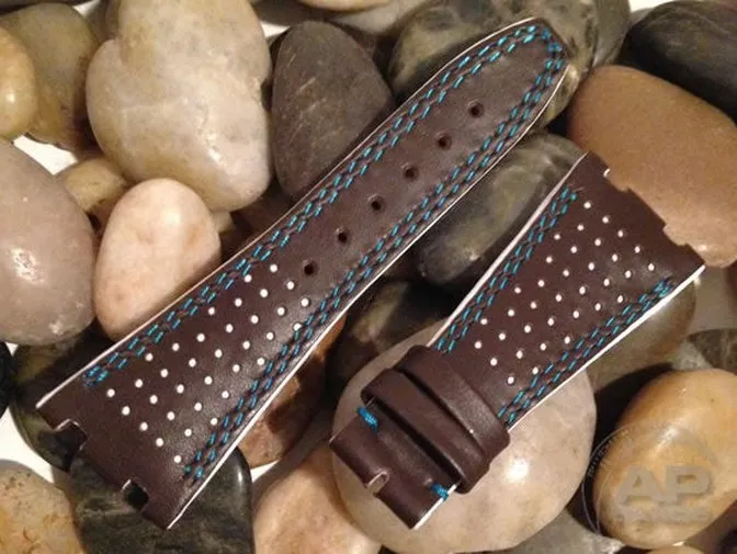 Prototipo Doppio Buco Chocolate Race Strap For Audemars Piguet Royal Oak Offshore Montauk Highway