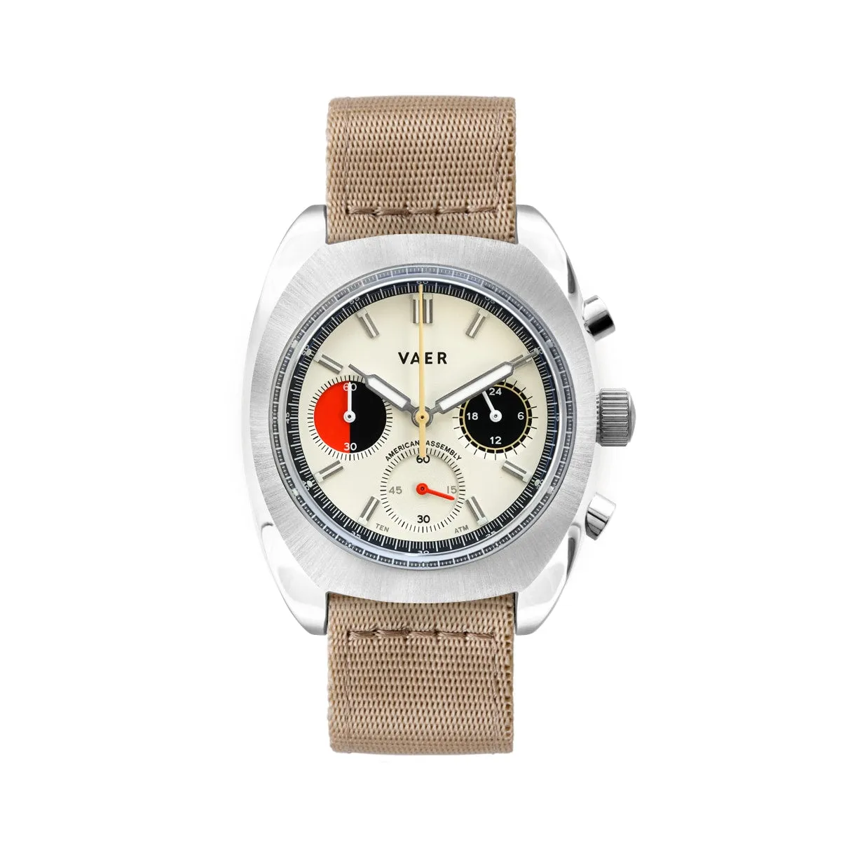 R1 USA Racing Chronograph - Cream 38mm