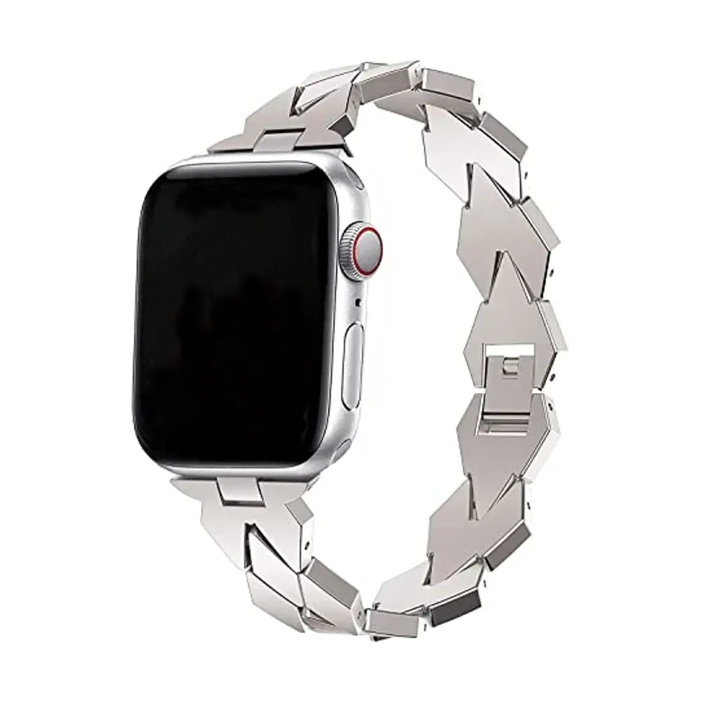 RadiantGem Stainless Steel Women's Watch Band