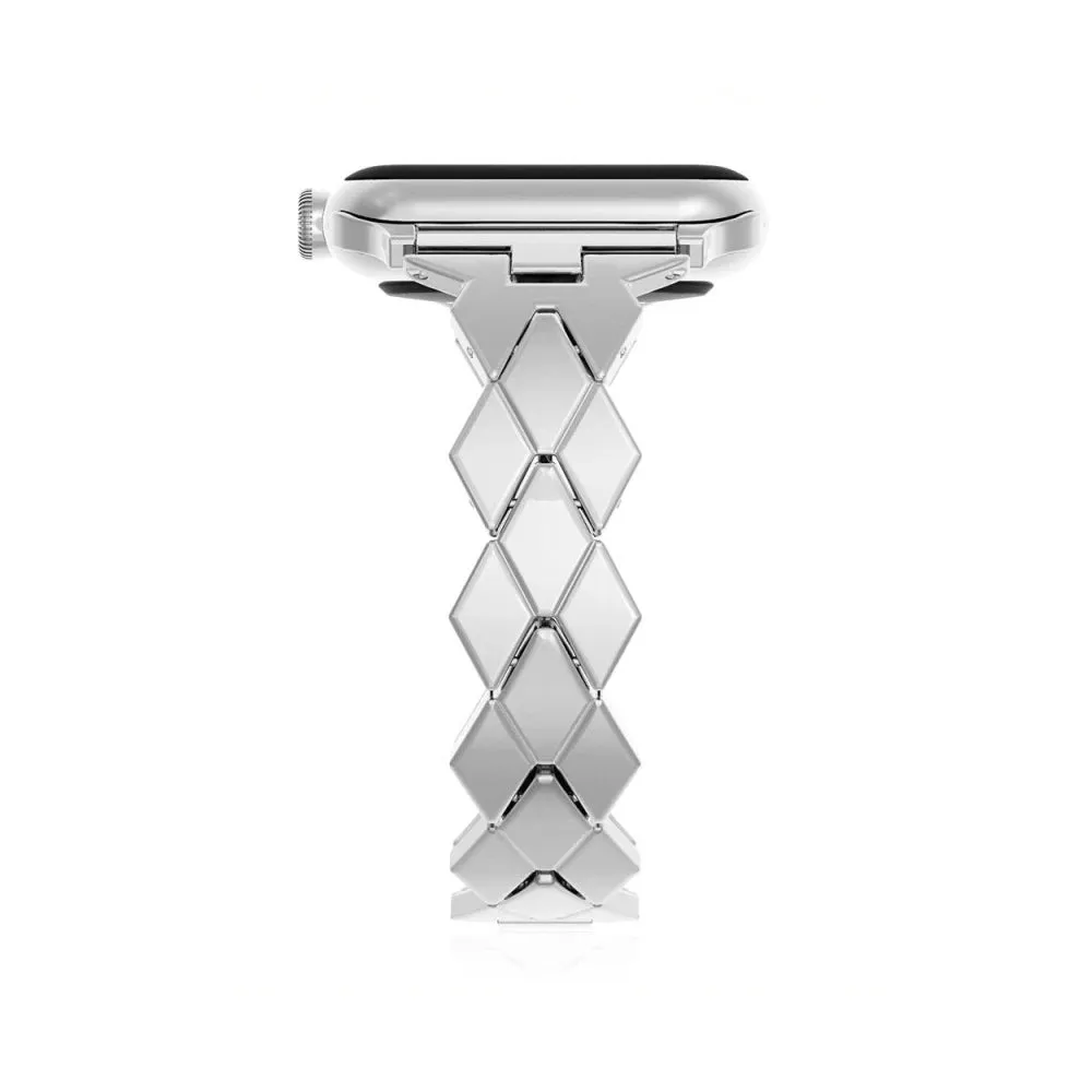 RadiantGem Stainless Steel Women's Watch Band