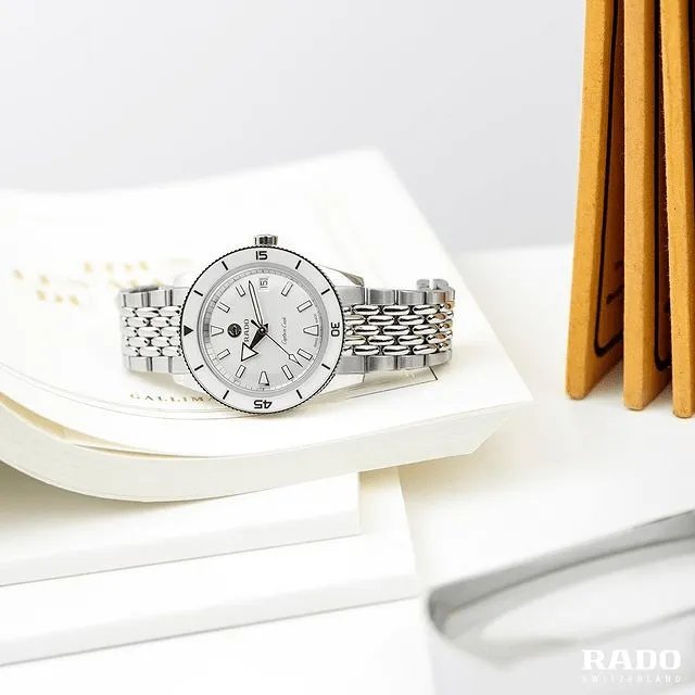 RADO Captain Cook Automatic 37mm Silver Dial Stainless Steel Unisex Watch R32500013