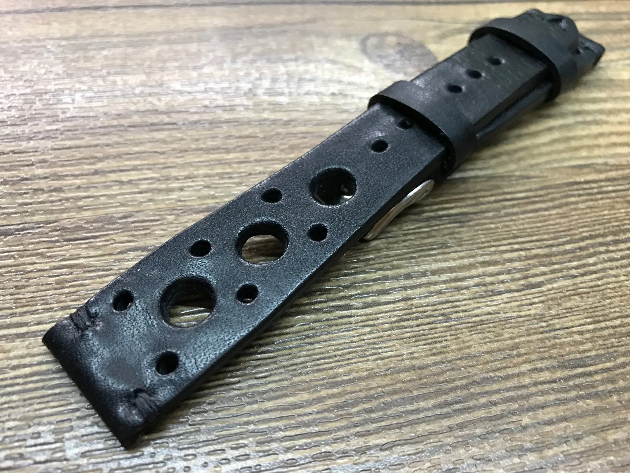 Rally Watch Strap, Watch Bands, Black Racing wristwatch band, 20mm 22mm 19mm Wrist band, Valentines Day Gift Ideas