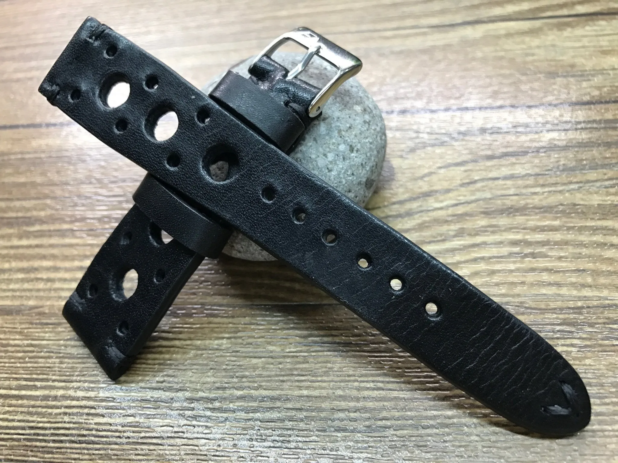 Rally Watch Strap, Watch Bands, Black Racing wristwatch band, 20mm 22mm 19mm Wrist band, Valentines Day Gift Ideas