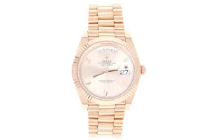 Rolex 18K Rose Gold President Model 228235