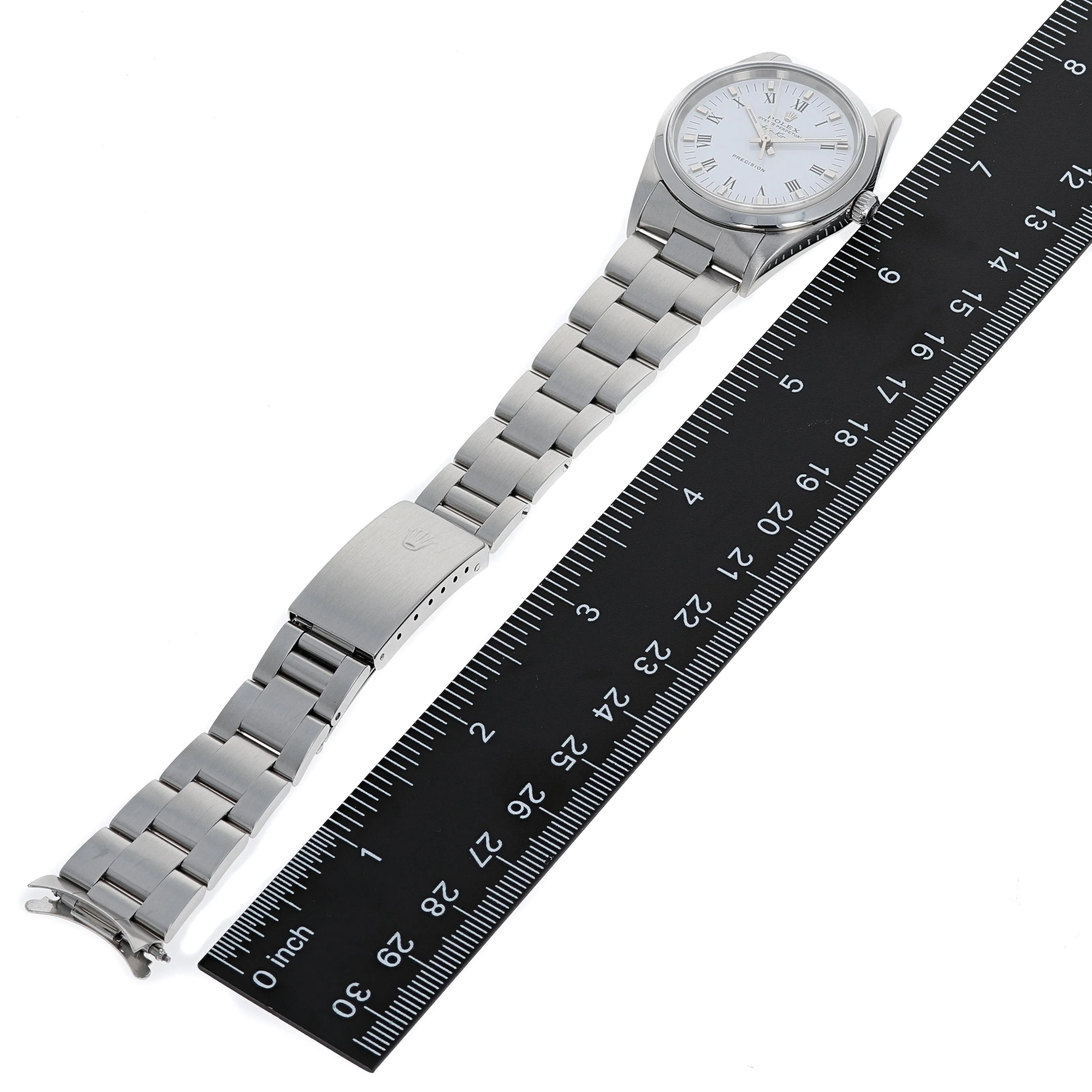 Rolex Air King 14000M Precision White Roman Numerals c. 2002 Steel 34 mm