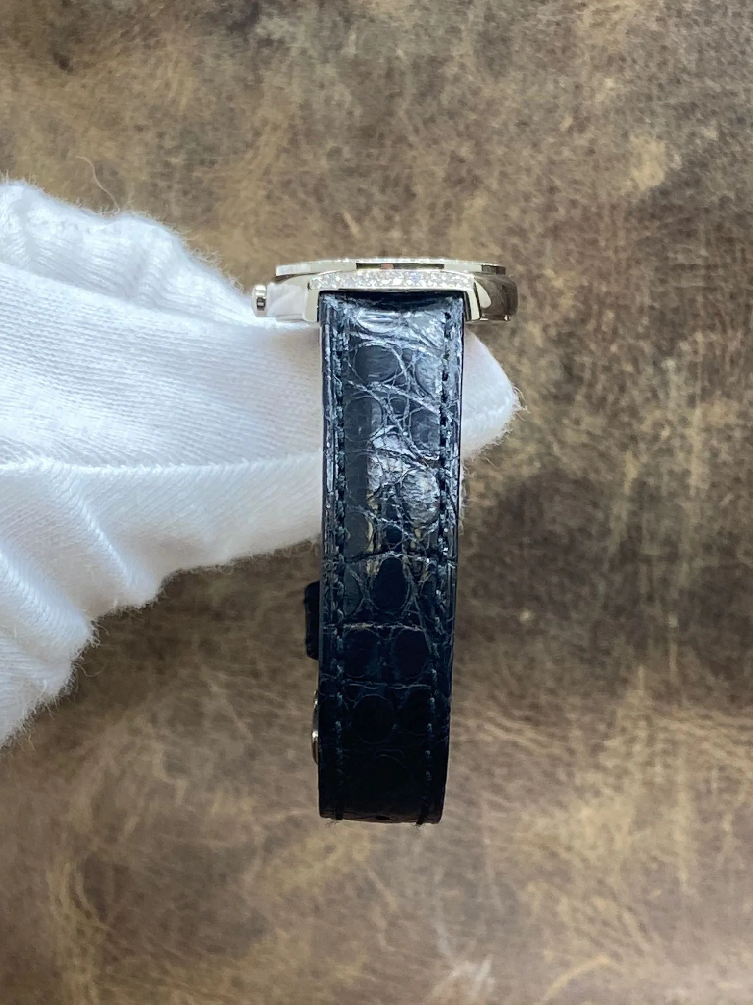 Rolex Cellini Cellissima Diamond 6673 White MOP Dial Quartz Women's Watch