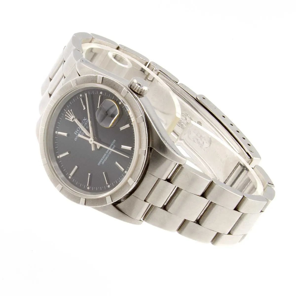 Rolex Date 34mm Black Dial