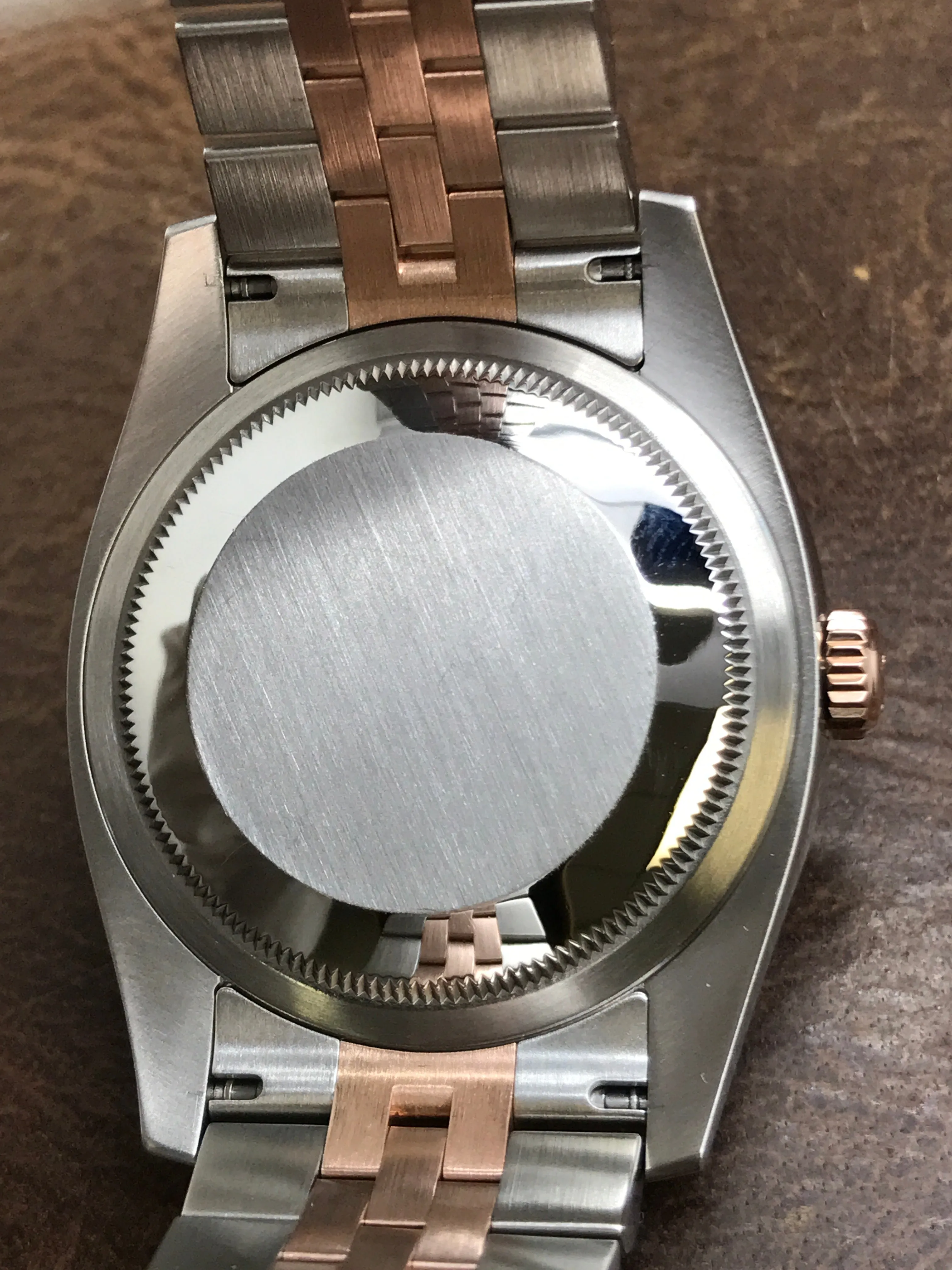 Rolex Datejust 116231 Silver Diamond Dial Automatic Men's Watch