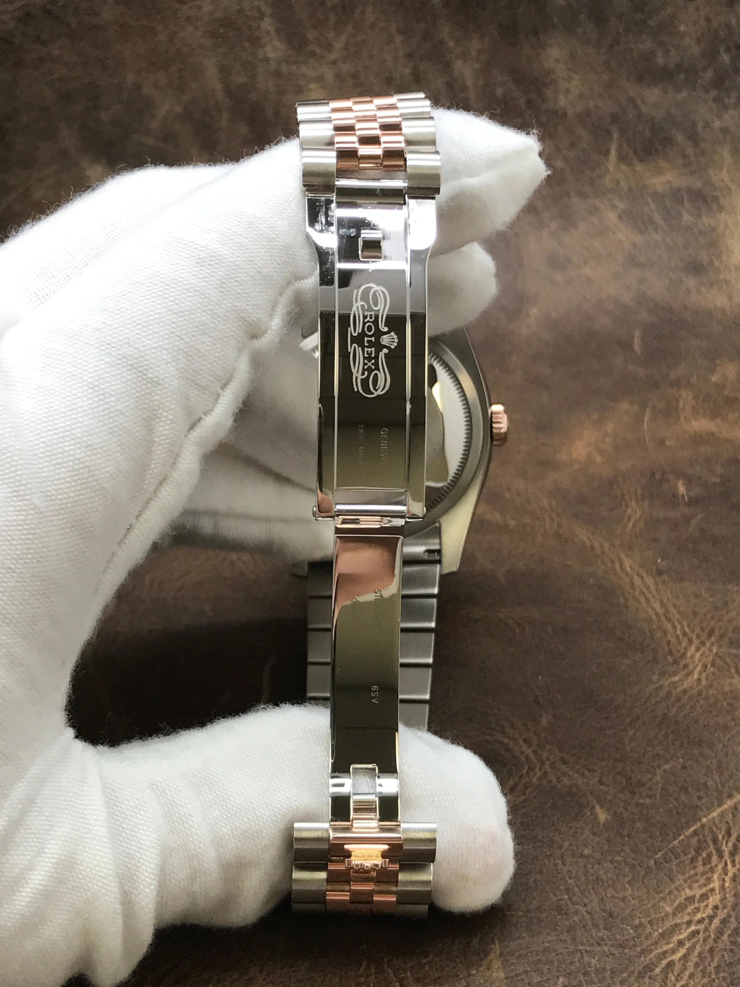 Rolex Datejust 116231 Silver Diamond Dial Automatic Men's Watch