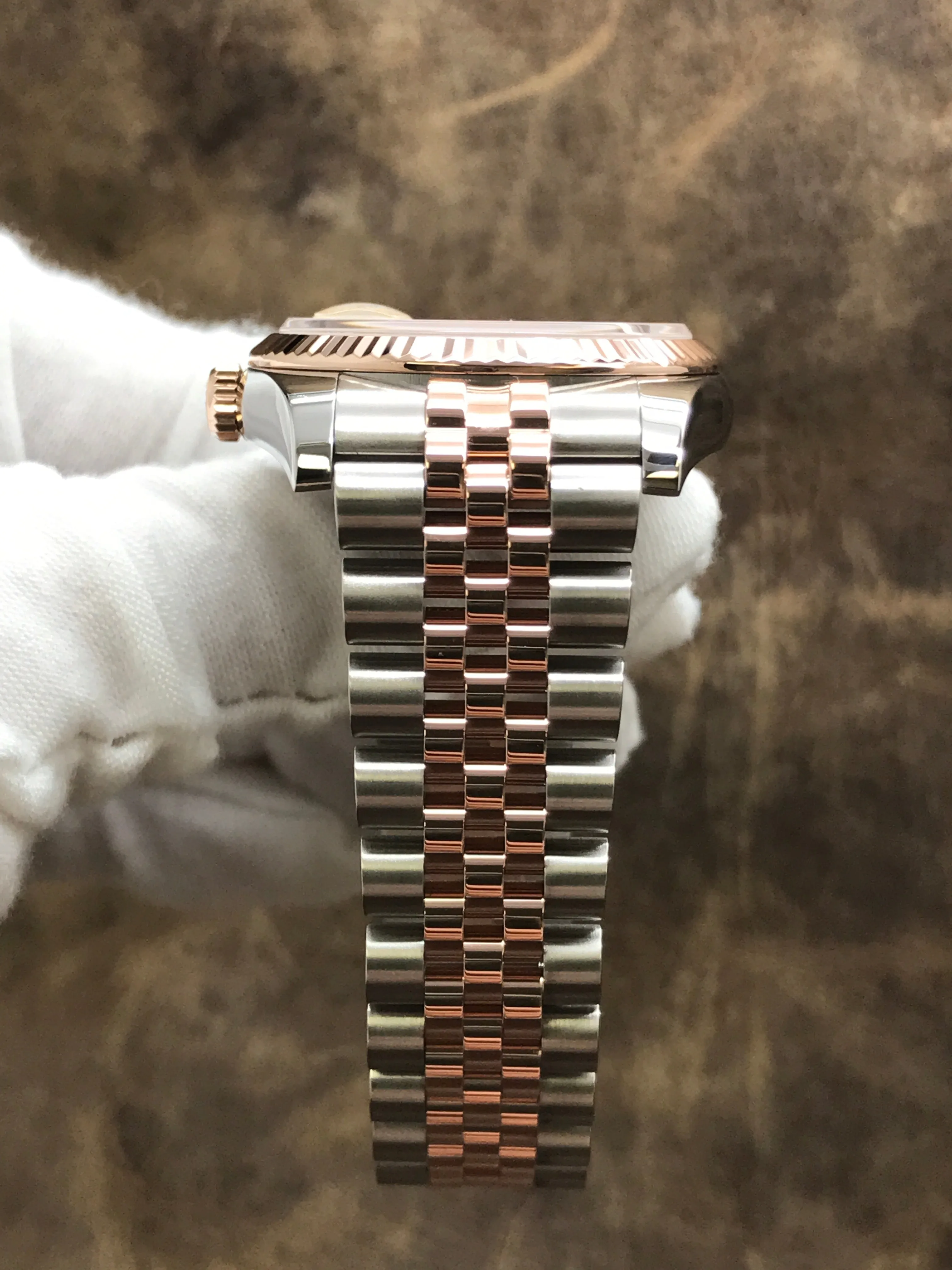 Rolex Datejust 116231 Silver Diamond Dial Automatic Men's Watch