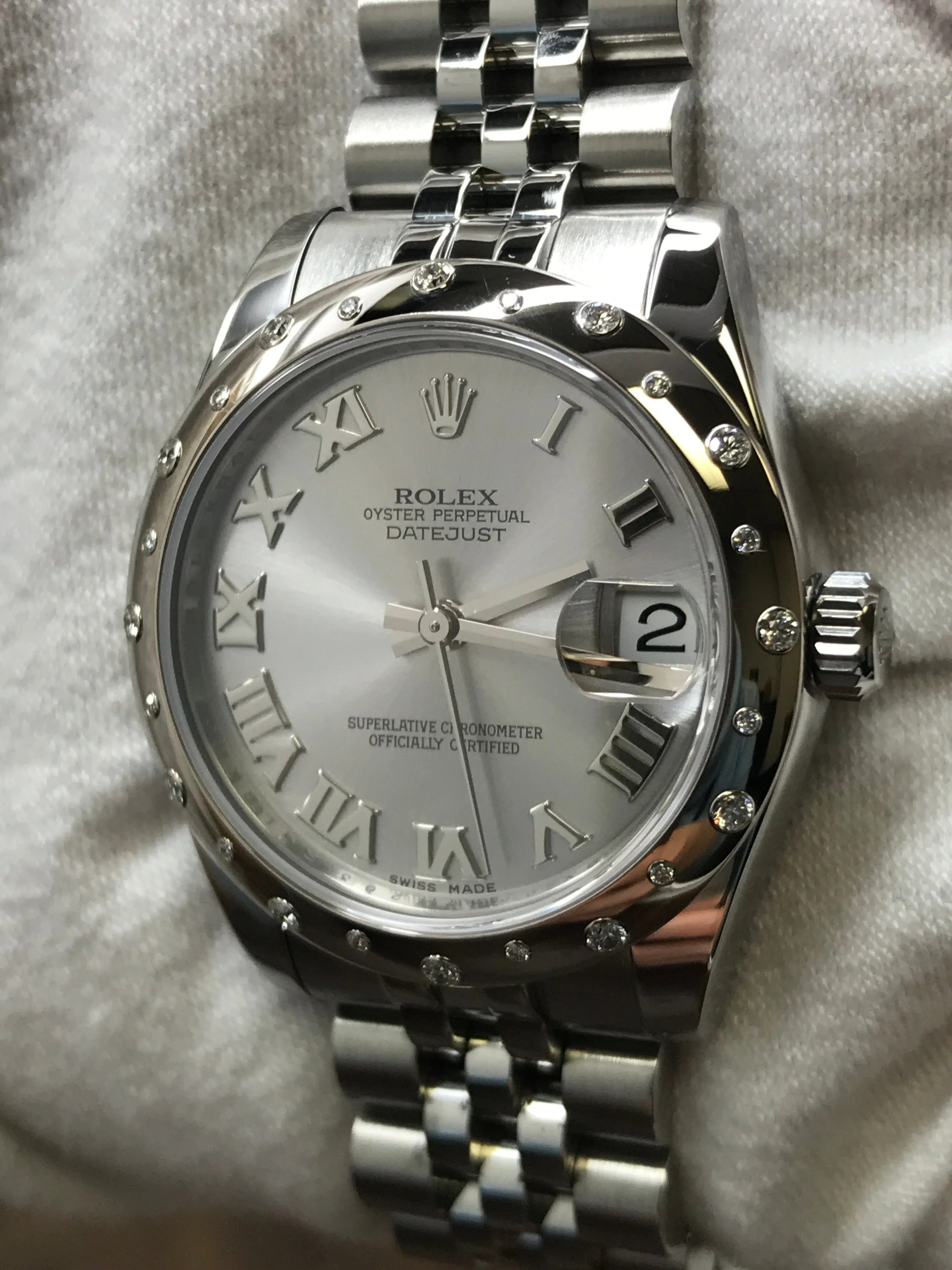Rolex Datejust 31 178344 Silver Dial Automatic  Women's Watch