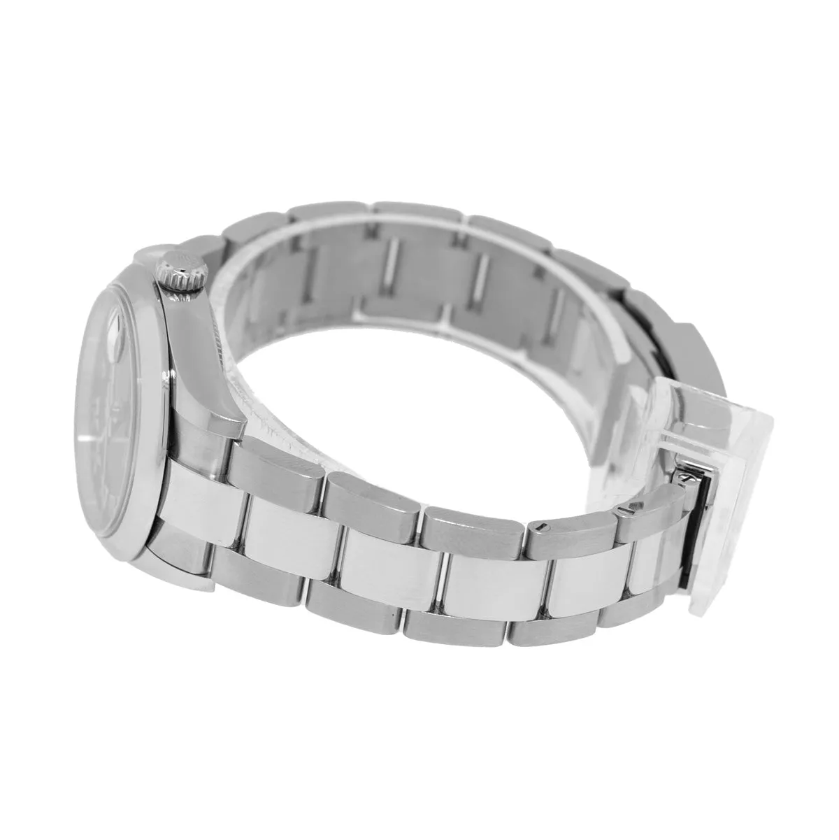 Rolex Datejust 31mm Stainless Steel Black Roman Dial & Smooth Bezel 278240