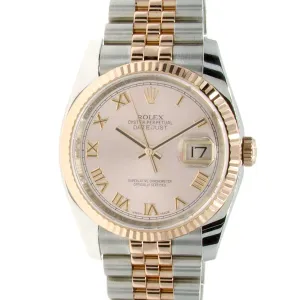 Rolex Datejust 36 SS/18K Everose