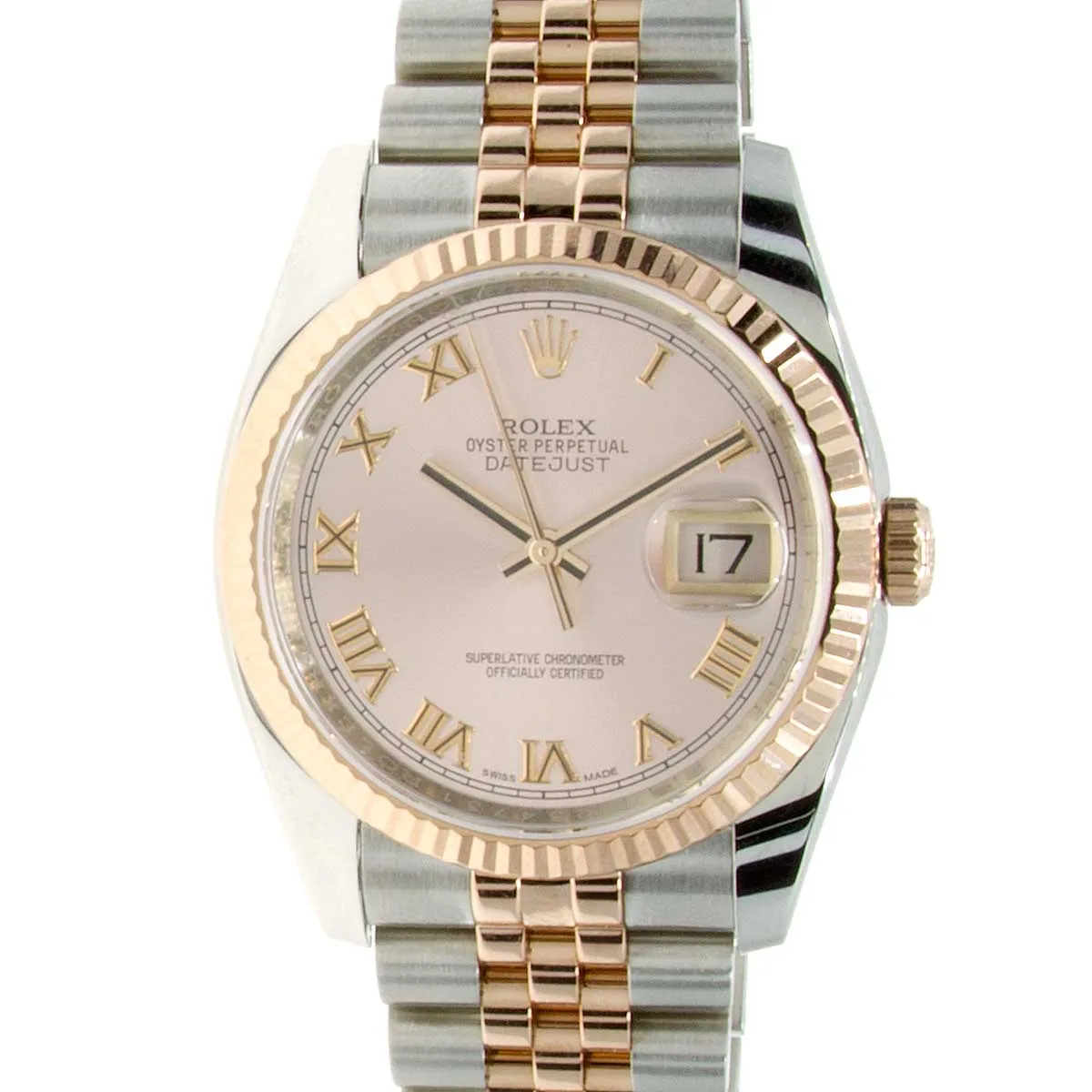 Rolex Datejust 36 SS/18K Everose