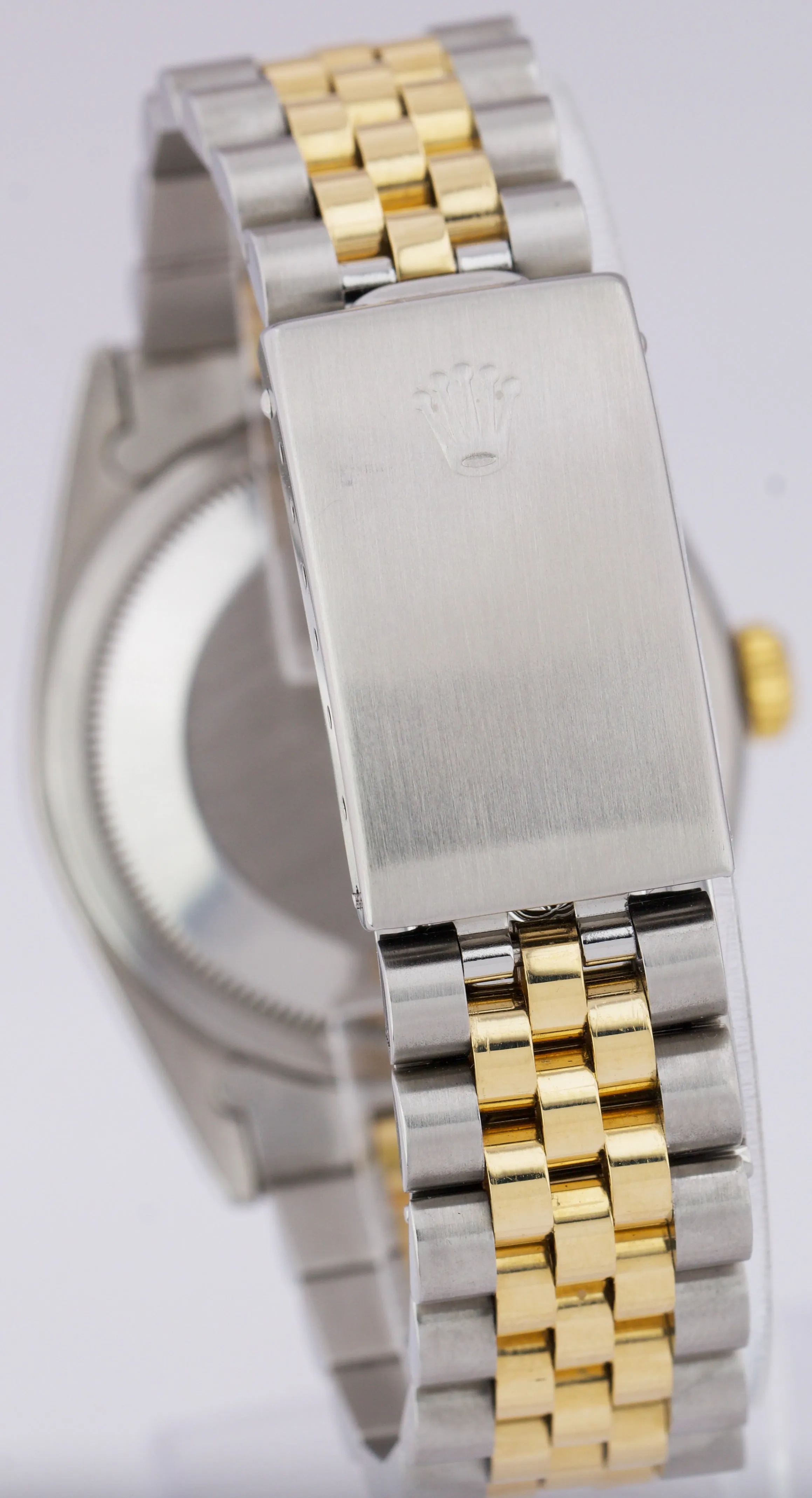 Rolex DateJust 36mm 18K Two-Tone Gold Stainless Champagne Jubilee Watch 16233