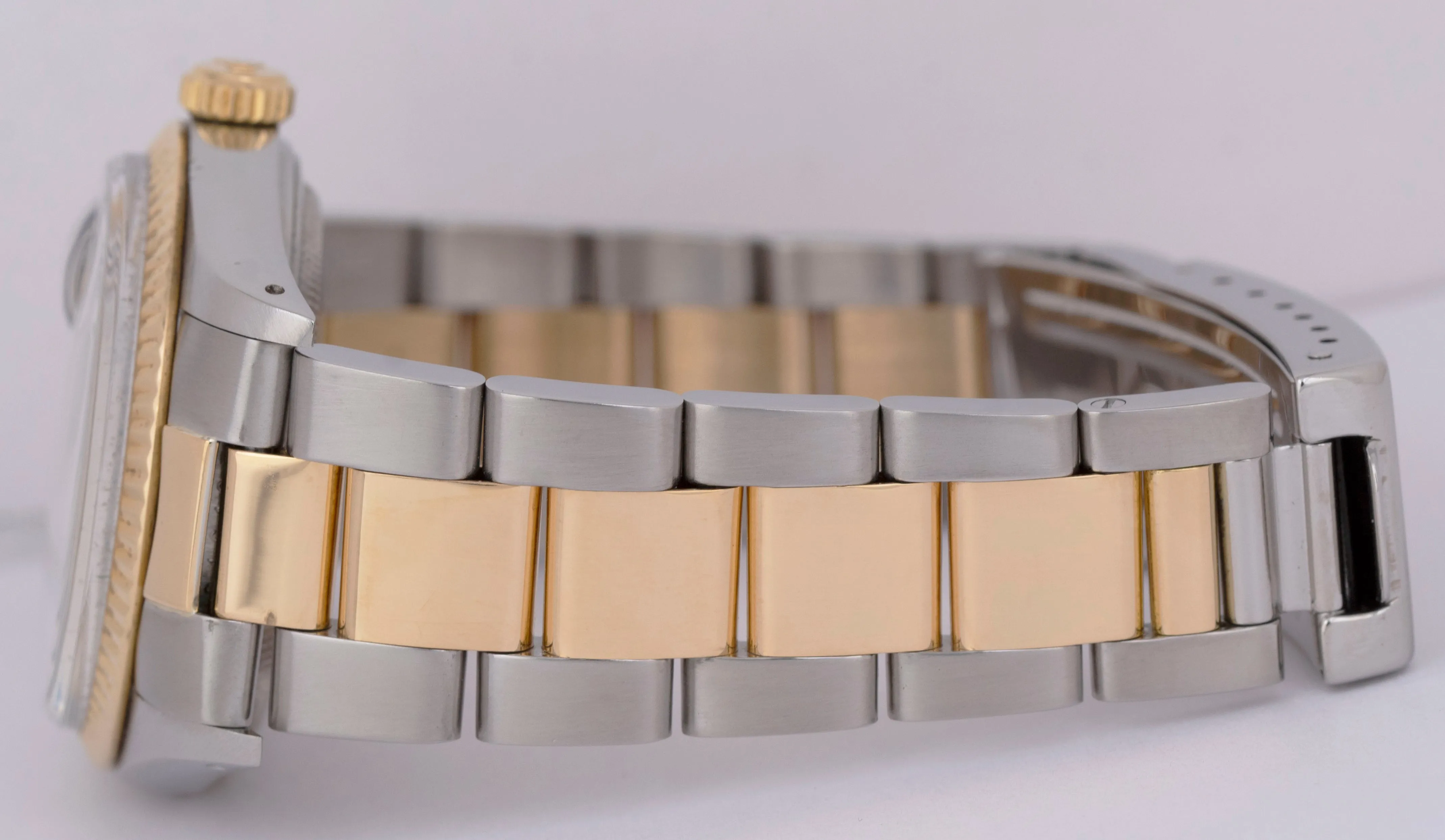 Rolex DateJust 36mm CHAMPAGNE 18K Yellow Gold Stainless Steel OYSTER 16013