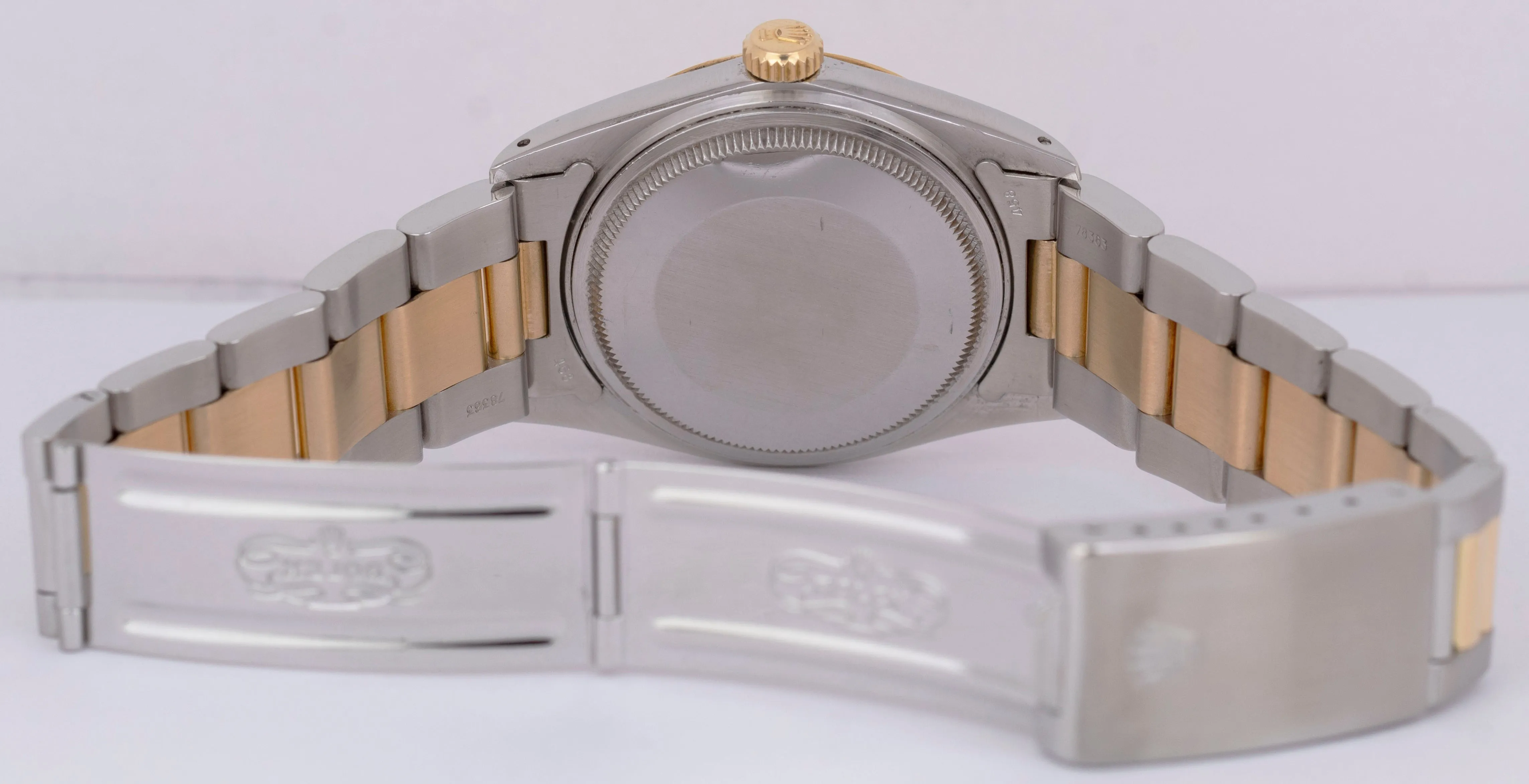 Rolex DateJust 36mm CHAMPAGNE 18K Yellow Gold Stainless Steel OYSTER 16013