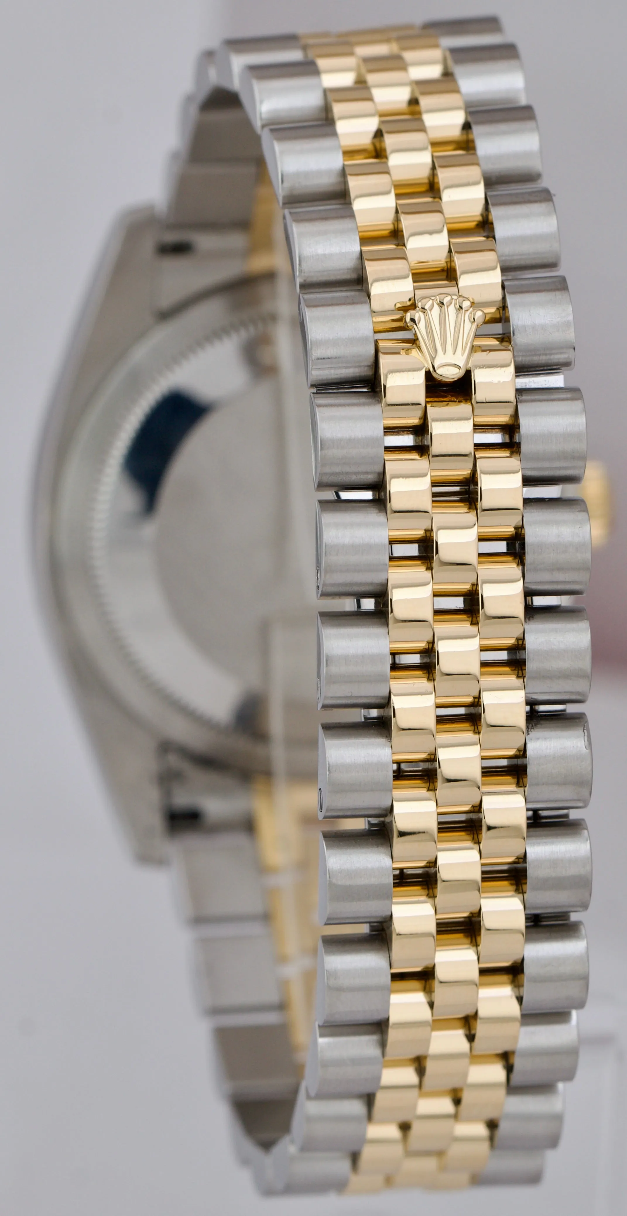 Rolex DateJust 36mm Champagne 18K Yellow Gold Two-Tone Jubilee Watch 116233