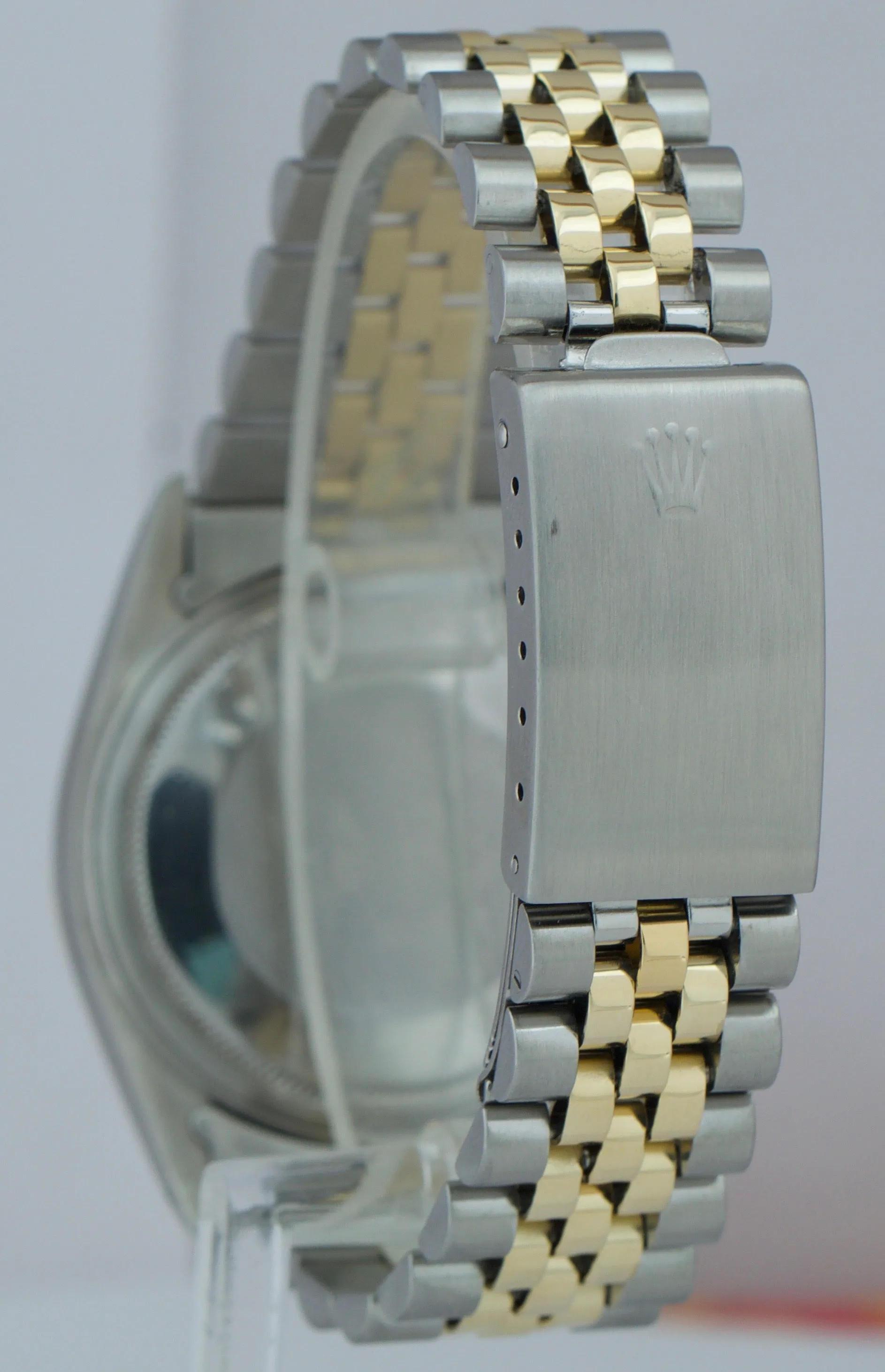 Rolex DateJust 36mm Two-Tone Yellow Gold Stainless Champagne Jubilee Watch 16013