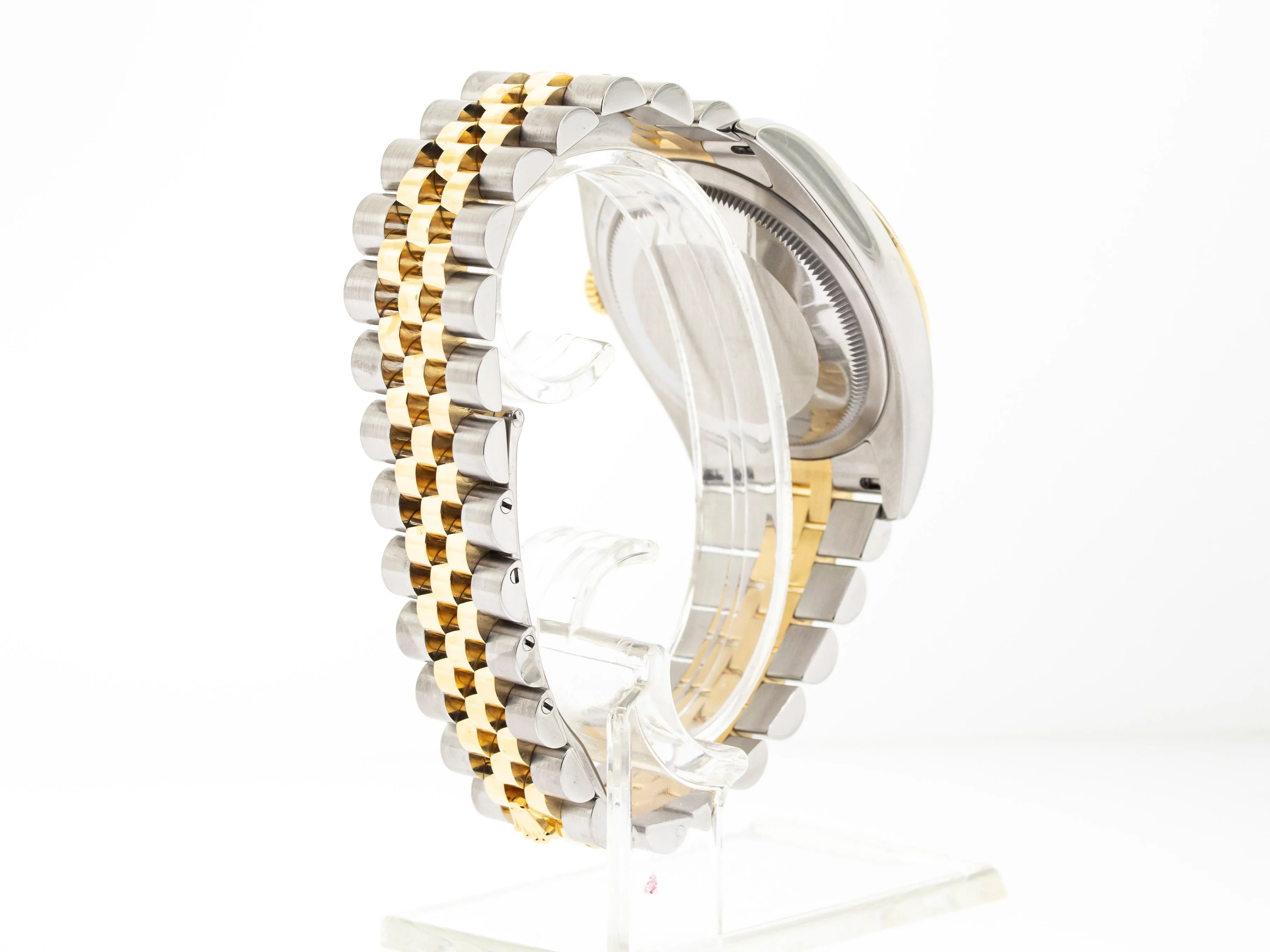 Rolex Datejust 36mm Yellow Gold & Steel Jubilee Diamond Dial Fluted Bezel 116233