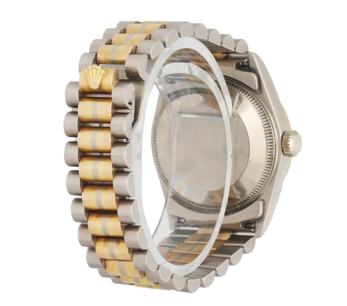 Rolex DateJust 68279 Diamond Dial & 18K White Gold Tridor Ladies Watch