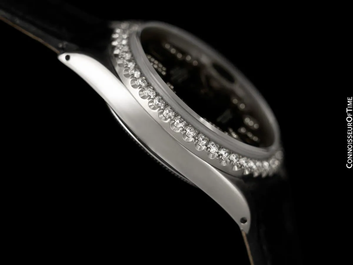 Rolex Datejust Mens Watch with Green Arabic Dial - Stainless Steel & Diamonds