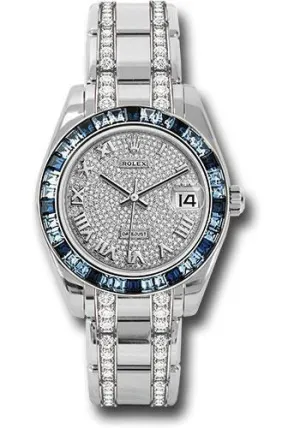 Rolex Datejust Pearlmaster 34mm Watch: 81349SA dprdp