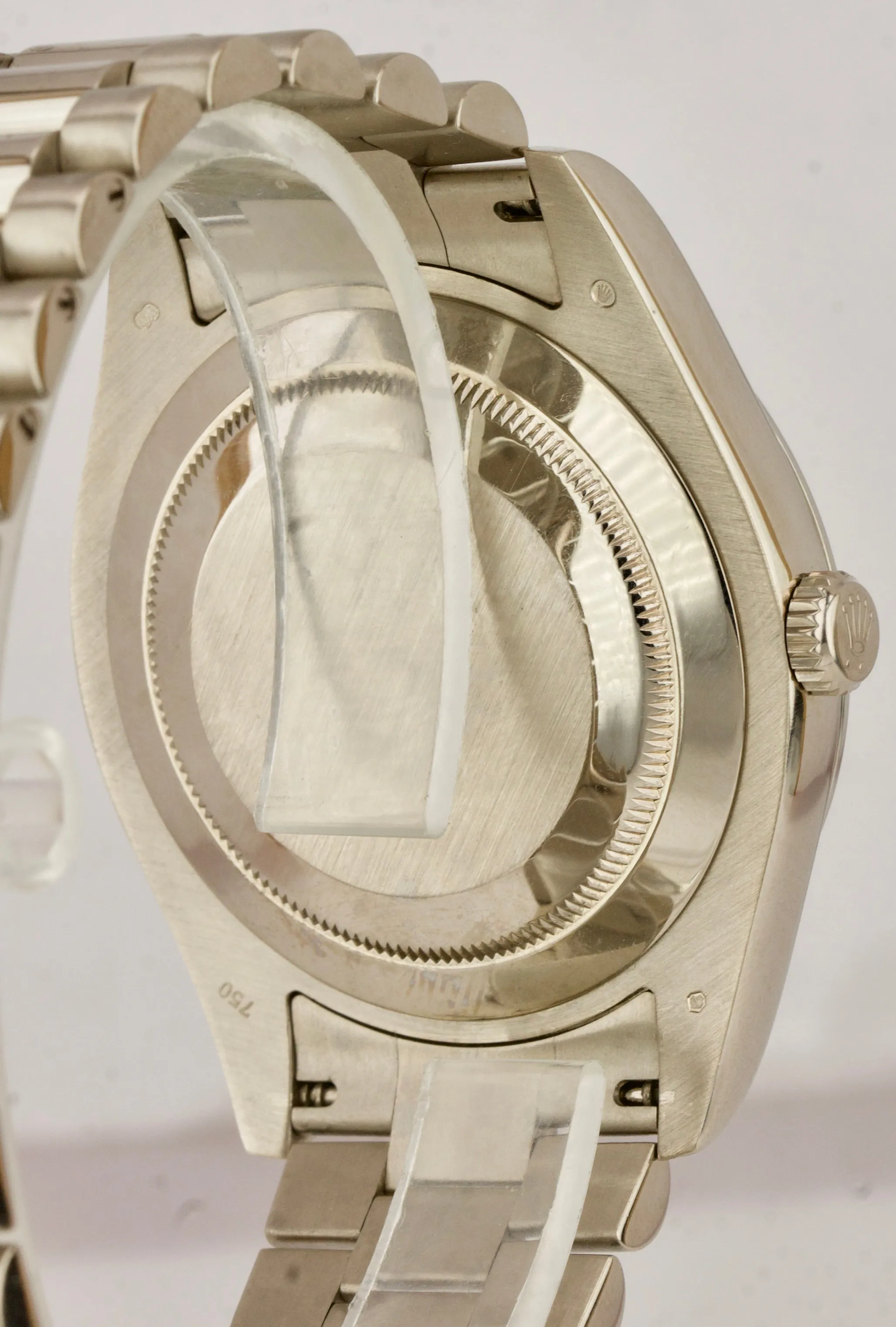 Rolex Day-Date II 41mm Glacier Blue Roman President 218206 18K White Gold 218239