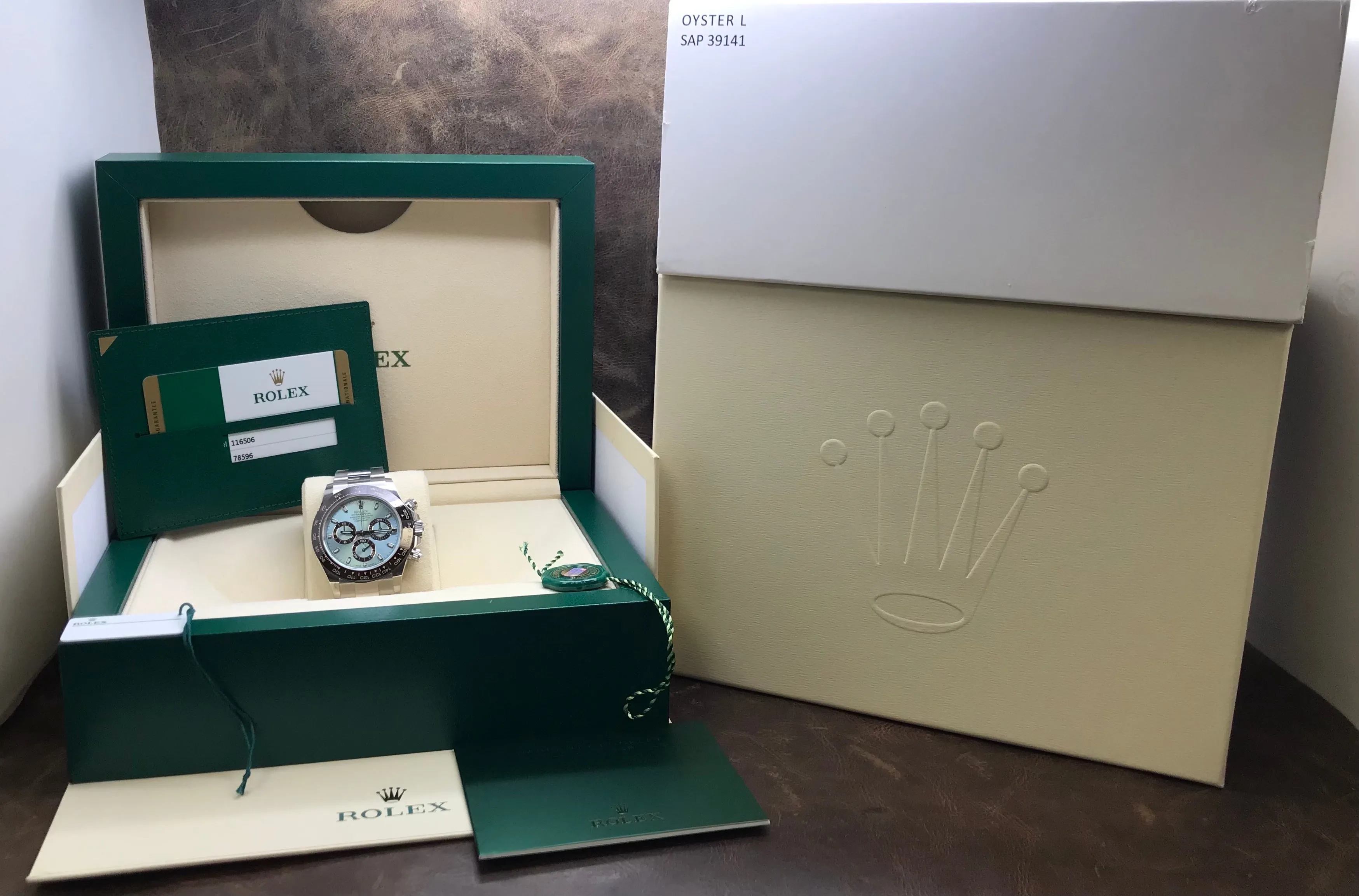 Rolex Daytona Platona 116506 Blue Dial Automatic  Men's Watch