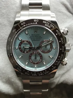 Rolex Daytona Platona 116506 Blue Dial Automatic  Men's Watch