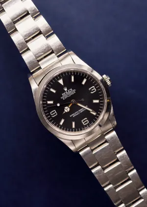 Rolex Explorer i 14270 Matte Cream Patina Dial - 1996