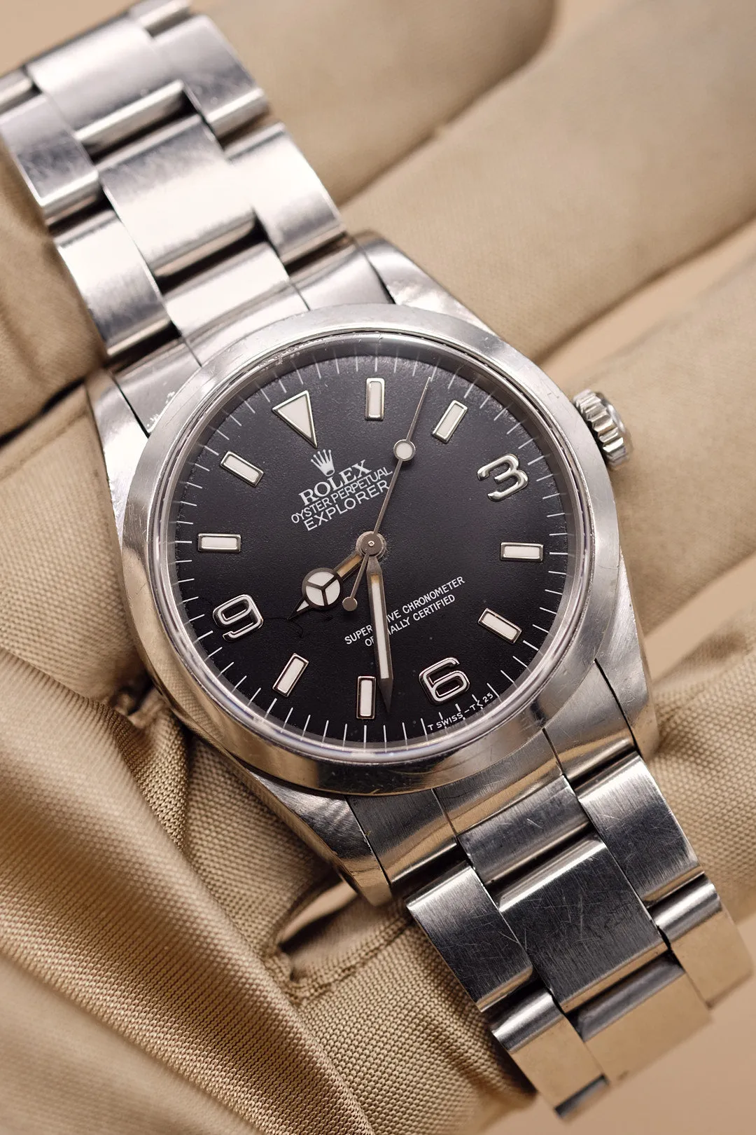Rolex Explorer i 14270 Matte Cream Patina Dial - 1996