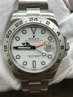 Rolex Explorer II 216570 White Dial Automatic Men's Watch